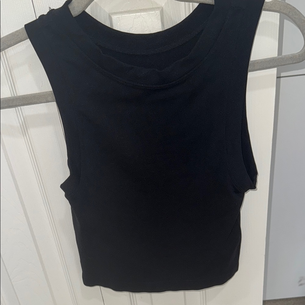 Black Sleeveless Women's Top